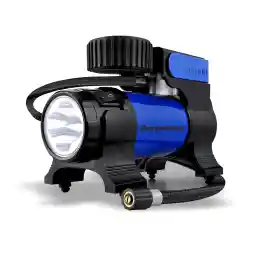 Bergmann Typhoon Heavy Duty Metal Car Tyre Inflator (Blue)