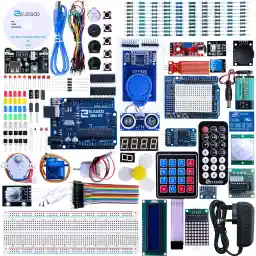 Elegoo EL-KIT-001 UNO R3 Project Complete Starter Kit with Tutorial for Arduino (63 Items)
