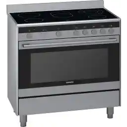 Siemens Hy738357M 90X60 cm Ceramic Cooker, Silver"Min 1 year manufacturer warranty"