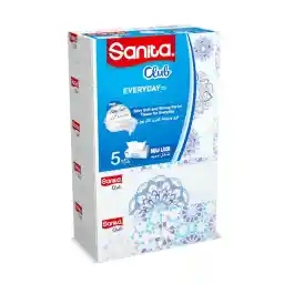 Sanita Club Facial Tissue - Pack Of 5 Boxes, 130 Sheets X 2 Ply, Packaging May Vary