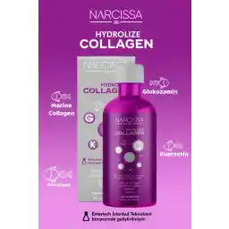 کلاژن هیدرولیز شده نارسیسا - کلاژن دریایی 100٪ خالص، کلاژن مایع حاوی پپتیدهای هیدرولیز شده 400 میلی لیتر