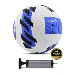 توپ فوتبال اصلی Telvesse همراه با پمپ هدیه زمین سخت توپ فوتبال Astroturf آبی ترکیبی شماره:5