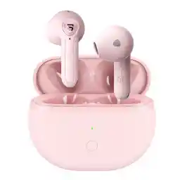 SoundPEATS Wireless Earbuds with Hi-Res Audio, Air3 Deluxe HS Semi in-Ear Headphones with LDAC, ENC Clear Call, APP Control, 14.2mm Large Driver, Game Mode, In-ear Detection, 20H Playtime (Pink)