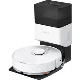 Roborock Q7Max+Robot Vacuum Cleaner, Hands-Free Cleaning for up to 7 Weeks, Robotic Vacuum with APP-Controlled Mopping, 4200Pa Suction, No-Mop&No-Go Zones, 180mins Runtime, Works with Alexa(White)