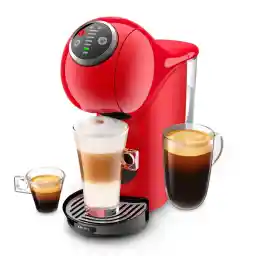 Krups NESCAFÉ Dolce Gusto Genio S Plus KP3405، قهوه ساز اتوماتیک کپسول، تقویت کننده اسپرسو، انتخاب دما، نوشیدنی های سرد و گرم، فشار پمپ با فشار 15 بار، 0.8 لیتر، قرمز