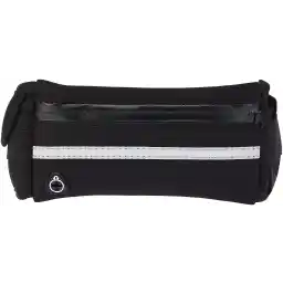 Sulfar Running Belt Pouch With Water Bottle Carrier For Sports Walking Hiking Workout Runner BLACK SSZ192