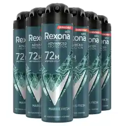 اسپری ضد تعرق پیشرفته Rexona Men Marine Fresh 6 x 150ml