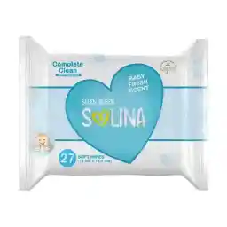 دستمال مرطوب کودک مدل BABY FRESH SCENT بسته 27 عددی سون کوئین