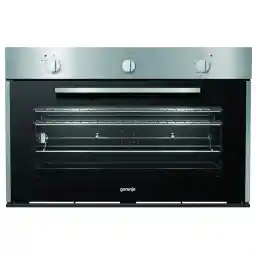 Gorenje 90 cm Built In Gas Oven, 88 Liters Capacity, Made In Italy, Stainless Steel,Bog922E00Fx"Min 1 year manufacturer warranty"