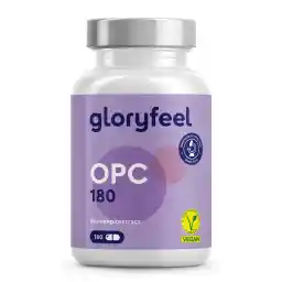 OPC (95%) مکمل رسوراترول عصاره هسته انگور با ویتامین C، 180 کپسول وگان، 1000 میلی گرم OPC خالص از انگور فرانسوی، آنتی اکسیدان برای سیستم گردش خون، 95% الیگومر پروآنتوسیانیدین