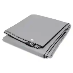 Performance Tool W7002 (6 x 8 ft.) Silver Tarp Great for Tarpaulin Canopy Tent, Boat, RV Or Pool Cover Performance Tool (HD Poly Tarp)