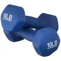 Amazon Basics Neoprene Coated Hexagon Workout Dumbbell Hand Weight