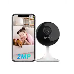 EZVIZ C1C-B WiFi Security Camera, Indoor Camera, 1080p Home Monitor Camera with 12m Night Vision, Two Way Talk, Wide Angle Lens, Sounds Alert, Sleep Mode, Motion Detection, Supports MicroSD Card