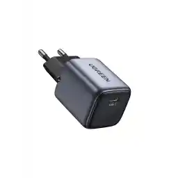 شارژر UGREEN Nexode 30W USB C پاور بانک USB C شارژر سریع فناوری GaN II سازگار با iPhone 14 Pro Max, 14, 13, 12, Samsung Galaxy S23 Ultra, S22, iPad, Tab A8, Pixel, HomePod (مشکی)