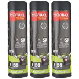Sanita Club Biodegradable Tie Bags 8-Piece 55 g, 3-Rolls