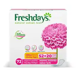 Freshdays Daily Liners Normal Scented 72 Pads