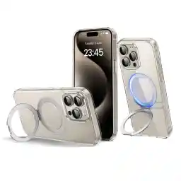 UGREEN iPhone 16 Pro Case MagSafe (MagU), Innovative 360° Magnetic Ring Stand, MIL-Grade Protection, Anti-Scratch, Camera Protective Clear Cover, Ultra Slim for iPhone 16 Pro 6.3 inch Accessories