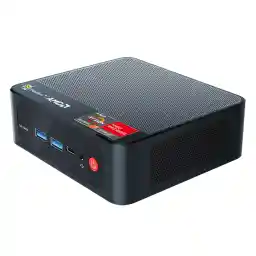 Beelink EQR6 Mini PC, AMD Ryzen 5 6600U 6-Core 12-Thread 4.5GHz Processor, 24GB LPDDR5 RAM 500G PCIe 3.0 SSD, 4K@60Hz Dual Display (HDMI*2)