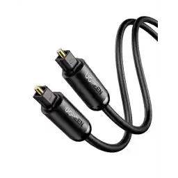 UGREEN Toslink Audio Optical Cable Male to Male Optical Audio Adapter Cable Compatible with PS4, VD/CD player,Blu-ray players,Game console (3M)