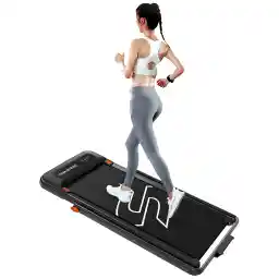 Sparnod Fitness STH-3070 Ultra-Thin Foldable Walking Pad Treadmill for Home Use, No Installation Required, 4 HP Peak, 90kg Max User Weight, Bluetooth Speakers, Remote جهاز مشي قابل للطي