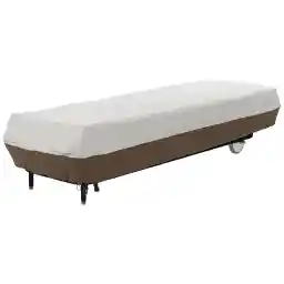 Amazon Basics Chaise Outdoor Patio Lounge Cover, Beige / Tan