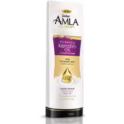 Dabur Amla Thickening Keratin Oil Therapy Conditioner | Nourishes Dry Hair & Controls Frizz | For Damaged Hair - 400ml