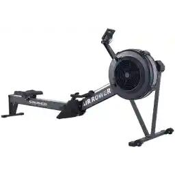 Sparnod Fitness SR-90 Commercial Air Rowing Machine for Full Body Workout at Home – Foldable Air Resistance Rower Machine with LCD Performance Monitor Display and Flywheel (Free Installation Service)