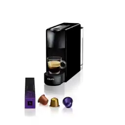 کپسول قهوه ساز Krups Nespresso Essenza Mini XN1108، 0.6 لیتر، 19 بار، حالت صرفه جویی در مصرف انرژی، مشکی