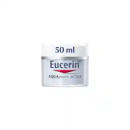 Eucerin Aquaporin Active Rich Face Day Cream with Gluco-Glycerol and Hyaluronic Acid, Refreshing Face Moisturizer for 24-hour Hydration, Non-Comedogenic, for Dry Skin, 50ml