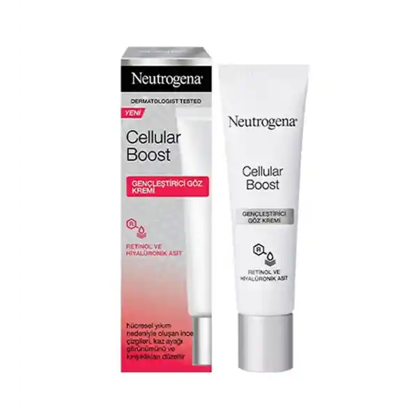 کرم ضد چروک و پیری دور چشم مدل Cellular Boost حجم 15 میل | نوتروژینا