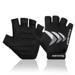 Mayor Freedom Gym, Crossfit, Exercise & Sports Gloves- Ideal for Men & Women_Large Size (Grey/Black)