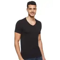 Jack & Jones Mens Jje Basic V-Neck Tee S/S Noos T-Shirt (pack of 1)
