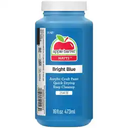Apple Barrel Acrylic Paint in Assorted Colors (16 Ounce), 21143 Bright Blue