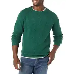 Amazon Essentials Men's Long-Sleeve Soft Touch Crewneck Sweater