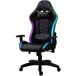 Mahmayi Gaming Chair 1583 Racing Style, Ergonomic, High Back Gaming Chair with RGB LIGHTS, Height Adjustment, Headrest, Lumbar Support, E-Sports
