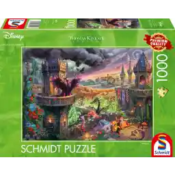 Schmidt Spiele 58029 Thomas Kinkade, Disney, Maleficent, puzzel met 1000 stukjes, normaal