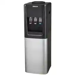 Nobel 3 Tap Top Load Water Dispenser with Hot, Normal & Cold Function, Bottom Storage Cabinet, Stainless Steel Excess Water Tray & Hot & Cold Switch Button NWD1607 Black/Silver - 1 Year Warranty