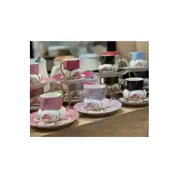 ACAR Açelya 6 Kişilik Kahve Fincan Takımı - 60 cc