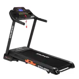 Sparnod Fitness STH-4000 (4.5 HP Peak) Automatic Treadmill - Foldable Motorized Running Indoor Treadmill for Home Use