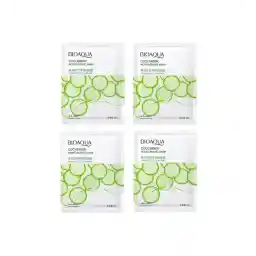 پک 4 عددی ماسک صورت مدل خیار | بیوآکوا پک 4 عددی ماسک صورت مدل خیار | بیوآکوا