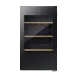 Hoover 65L Cosmetic Cooler - Adjustable Thermostat, Glass Door, LED Light - HBC-K65-B