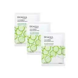 پک 3 عددی ماسک صورت مدل خیار | بیوآکوا پک 3 عددی ماسک صورت مدل خیار | بیوآکوا