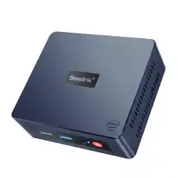 Beelink MINI S12 Mini PC, 12th Gen Intel Alder Lake N95 Processor (up to 3.40GHz) Mini Computer, 8GB RAM 256GB SSD Business Mini Desktop PC, Dual HDMI/WiFi 5/BT 4.2/RJ45/WOL/Auto Power On