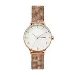 Skagen Kuppel Lille or Riis Lille Minimalist Women's Watch with Stainless Steel Bracelet, Mesh or Leather Band