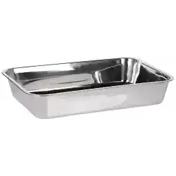 Royalford Stainless Steel Rectangular Tray 55CM