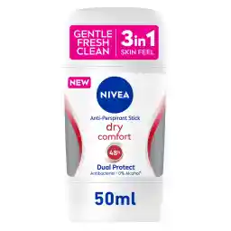 NIVEA Antiperspirant Stick for Women, 48h Protection, Dry Comfort Quick Dry, 50ml