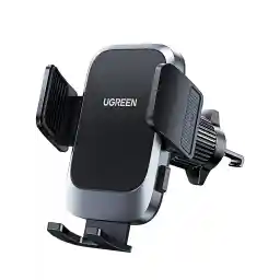 UGREEN Car Phone Holder Car Mount, [360° Rotation for Air Vent], [One-button Release], Strong Metal Hook Mobile Holder, Fit for iPhone 17/16/15/14, Samsung S25/24/23, 4.7-7.2" Smartphone Accessories