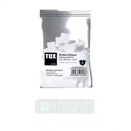 شیشه اسپیسر پنجره TOX بلوک اسپیسر پلاستیکی ظرفیت بار تا 3 تن پلی پروپیلن 24*100*1 میلیمتر 1 کیسه 50 عدد 065600100
