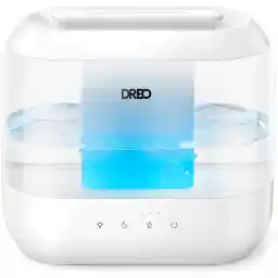 Dreo Humidifiers for Bedroom, 4L Top Fill for Large Room, 36H Runtime, 28 dB Quiet Supersized Cool Mist Air Humidifier for Baby Nursery, Plants, Indoor, Night Light, Easy to Clean & Fill