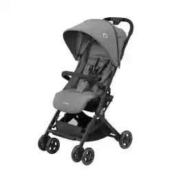 Maxi-Cosi Lara2 Kinderwagen, 0-4 jaar, 0-22 kg, Baby Wandelwagen, Lichte & Compacte Kinderwagen, 3 Ligstanden, Vlakke Ligstand, Automatisch Inklapbaar, Schouderriem, Select Grey